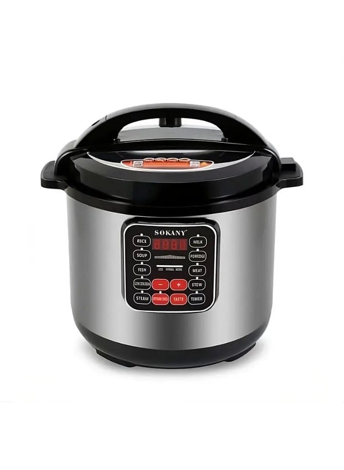 sokany SK-2403 Pressure Cooker  9 Liters 1200 Watts - Image 2